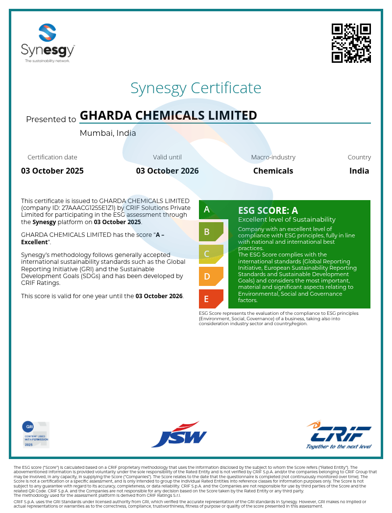 SurveyCertificate_GHARDA CHEMICALS LIMITED_03_10_2025
